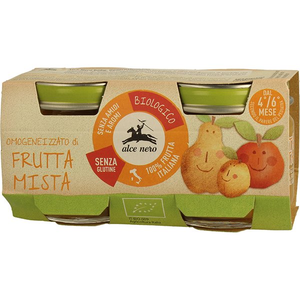 Omogeneizzato Frutta Mista BIO 2 X 80 G-image