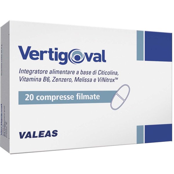 Vertigoval Di Valeas Integratore Per Vertigini 20 Compresse-image