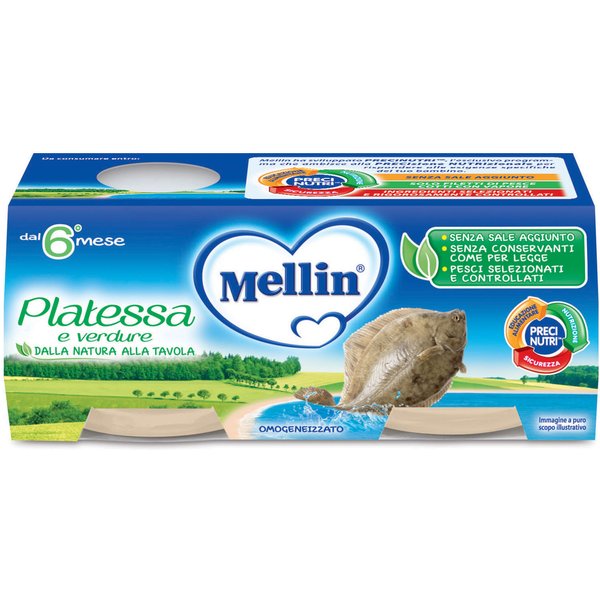 Omogeneizzato Mellin Platessa 2X 80G-image