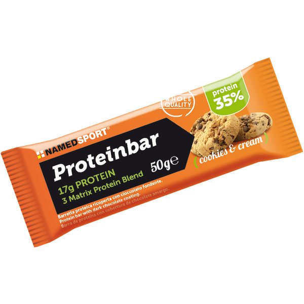 Crunchy Protein Bar Cookies Cream 1 Pezzo-image