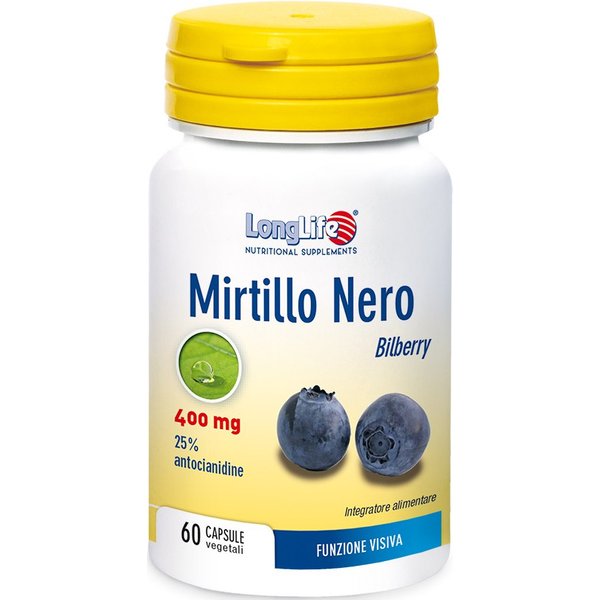 Longlife Mirtillo Nero 60 Capsule Vegetali-image