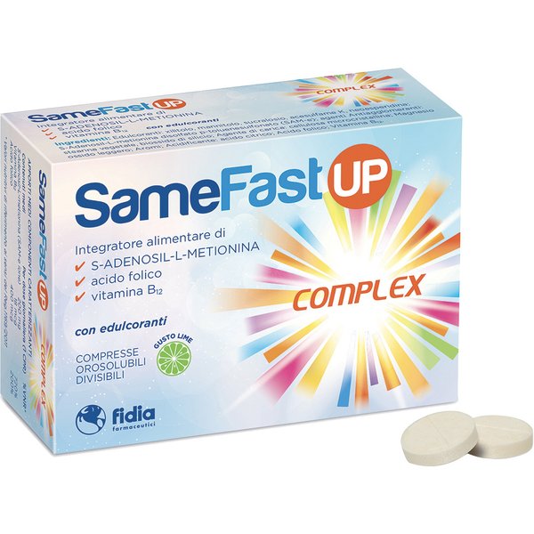 Samefast Up 20 Compresse Integratore Acido Folico Vitamina B12 SAM-E Umore-image