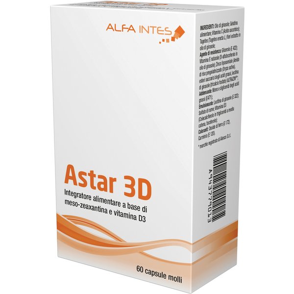 Alfa Intes Astar 3D Integratore Alimentare Per La Vista - 60 Capsule Molli-image