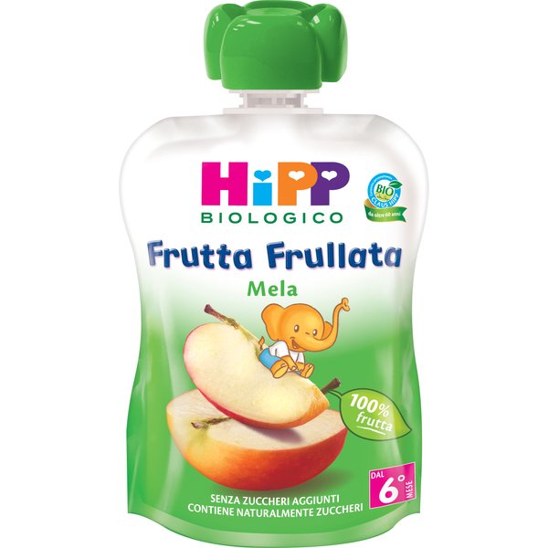 Hipp Frutta Frullata Alla Mela Biologica Per Bambini 90G-image