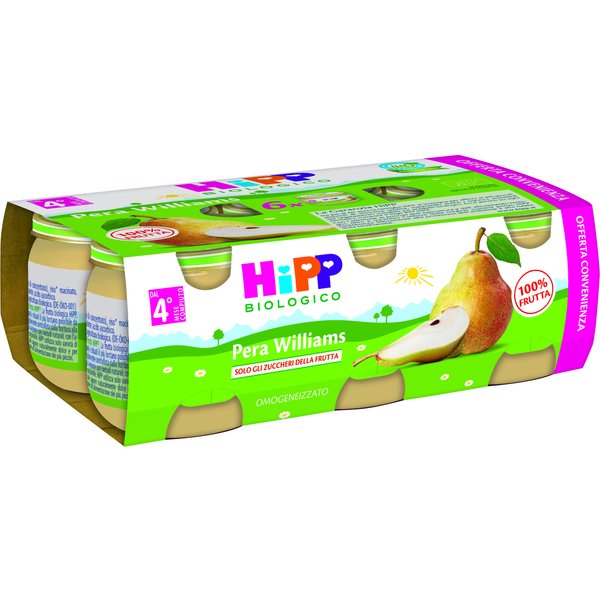 Hipp Omogeneizzato Pera Williams Biologico 6X80G-image