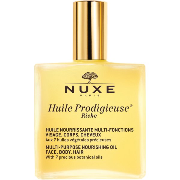 Nuxe Huile Prodigieuse Riche 100Ml Olio Secco Nutriente Viso Corpo Capelli-image