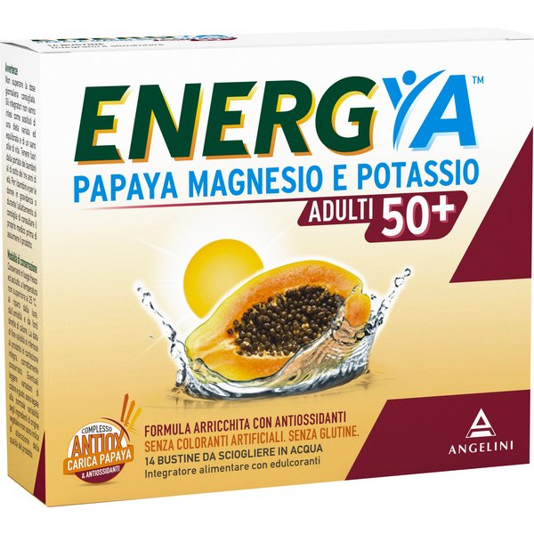 Energya 50+ Papaya Magnesio E Potassio 14 Bustine-image