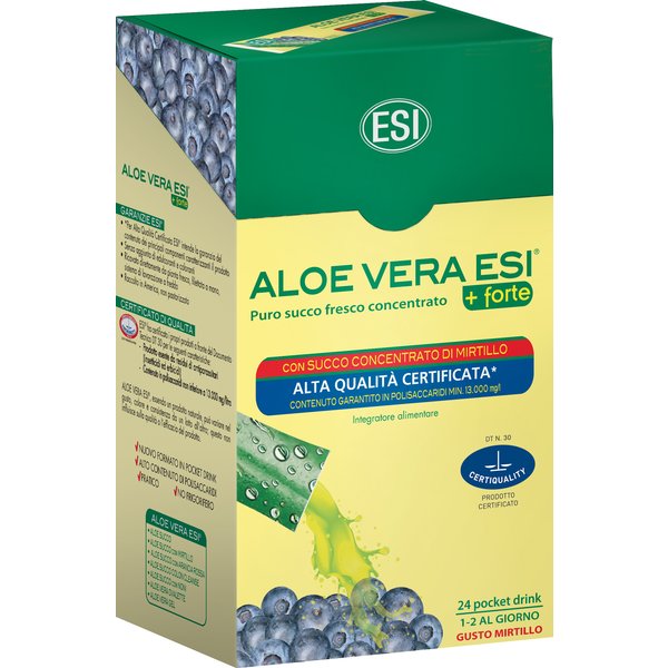 Aloe Vera Succo + Forte Con Mirtillo 24 Pocket Drink-image
