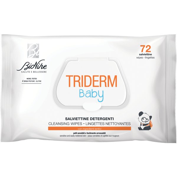 Triderm Baby Salviette Detergenti 72 Pezzi-image