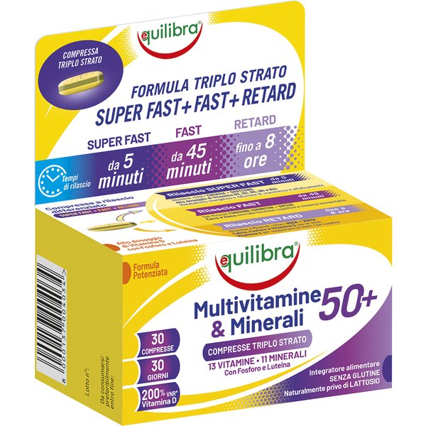 Equilibra Multivitamine E Minerali 50+ 30 Compresse-image