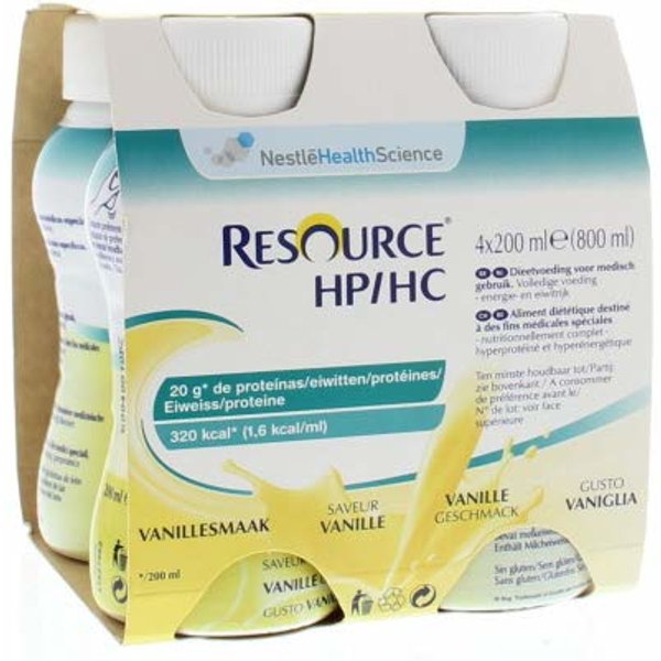 Resource Hp-Hc Vaniglia 200Ml 4 Pezzi-image