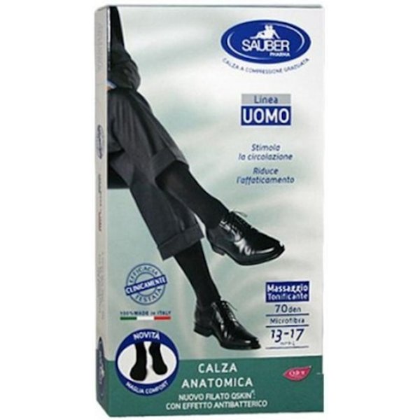Sauber Calza Uomo Q Skin 70 Denari Colore Blu Taglia G-image