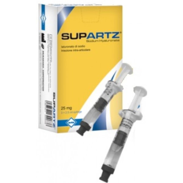 Mdm Supartz Siringhe Acido Ialuronico Intra-Articolare 25Mg/2.5Ml - 3 Pezzi-image