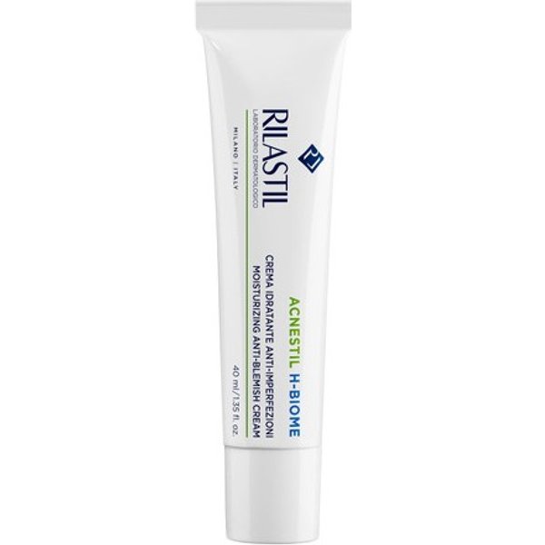Rilastil Acnestil H-Biome Crema Viso Pelle Sensibile - Tendenza Acneica 40Ml-image