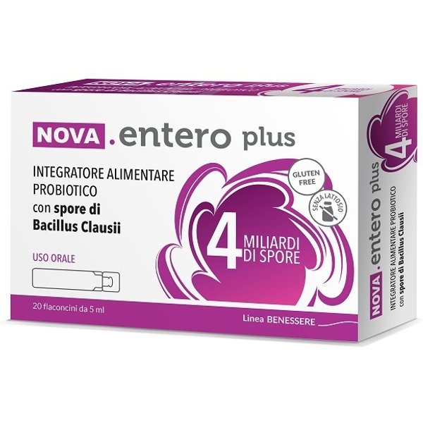 Nova Entero Plus 4 Miliardi Di Spore 20 Flaconcini Da 5 Ml-image