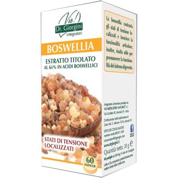 Boswellia Estratto Titolato 60 Pastiglie Giorgini-image