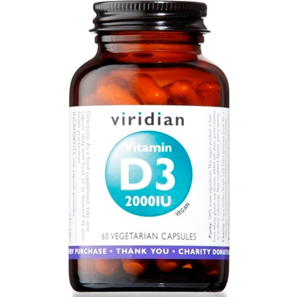 Viridian Vitamin D3 2000 Iu 60 Capsule-image