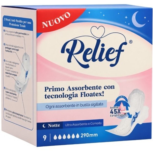 Relief Assorbenti Notte 9PZ-image