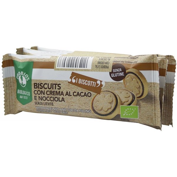 Probios Biscuits Crema Cacao Nocciola 4 Pezzi Da 24 G-image