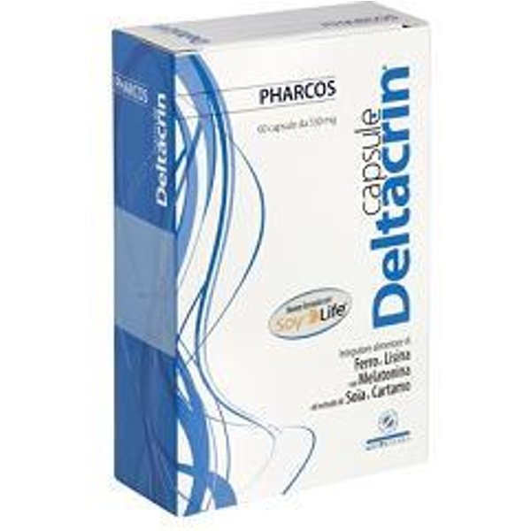 Pharcos Deltacrin Capsule Integratore Ferro Lisina Melatonina Per Capelli 60Pz-image