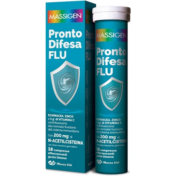 Massigen Pronto Difesa Flu 18 Compresse Effervescenti-image