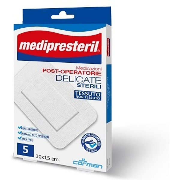 Medipresteril Medicazioni Post Operatorie Delicate Sterili 10X25Cm 3 Pezzi-image
