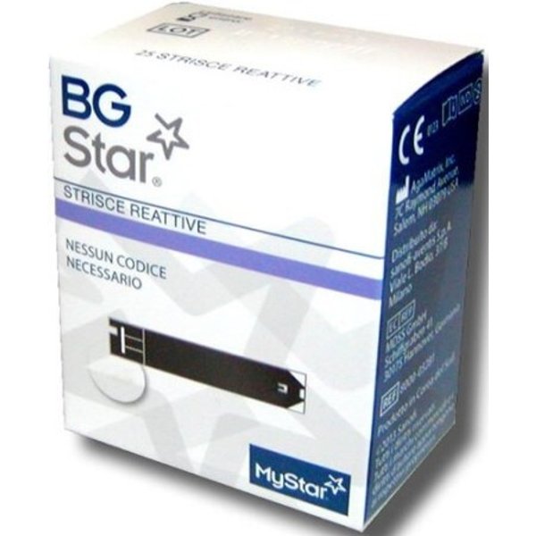 Bgstar Mystar Extra 50 Strisce - Test Glicemia Accurato-image