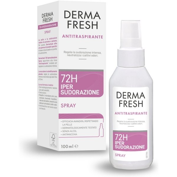 Dermafresh Ipersudorazione 72H Deodorante Spray 100 Ml-image
