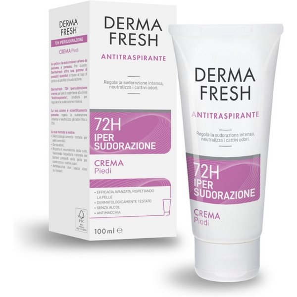 Dermafresh Ipersudorazione Piedi 72H Spray 100 Ml-image