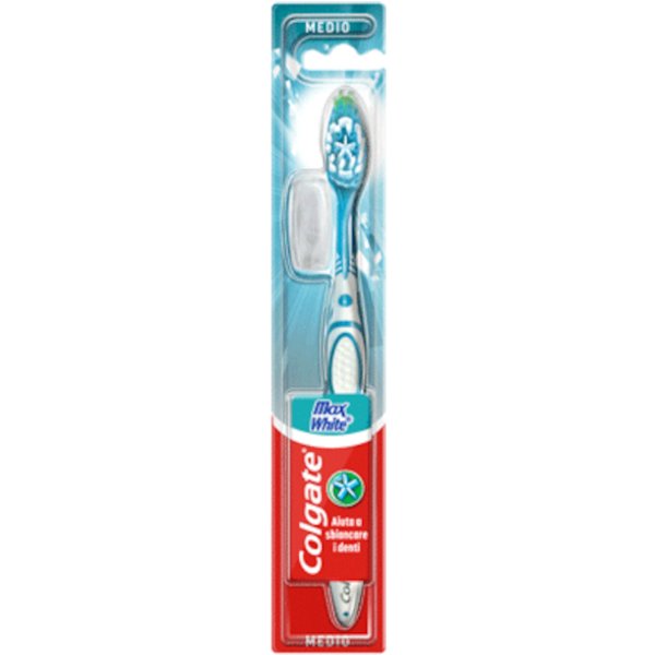 Spazzolino Colgate Max White Medio Sbiancante Antiplacca-image