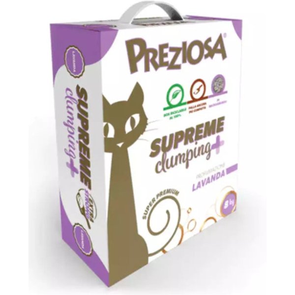 Preziosa Lettiera Supreme Clumping+ Lavanda 8Kg-image