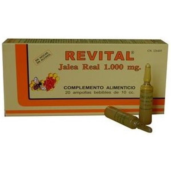 Revital Jalea Real 1000 mg 20 ampollas