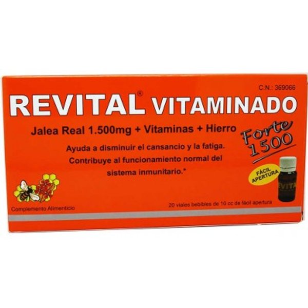 Revital Vitaminado Forte 1500 mg 20 Ampollas