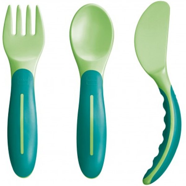Mam Set Cubiertos 3 unidades Verde