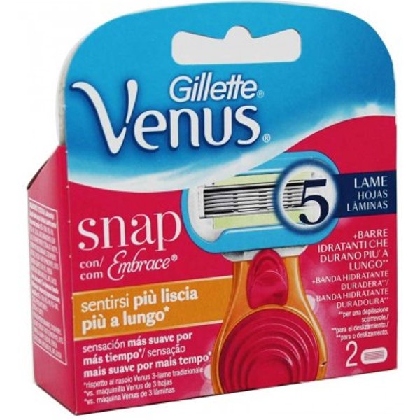 Gillette Venus Snap Recambio 2 Unidades