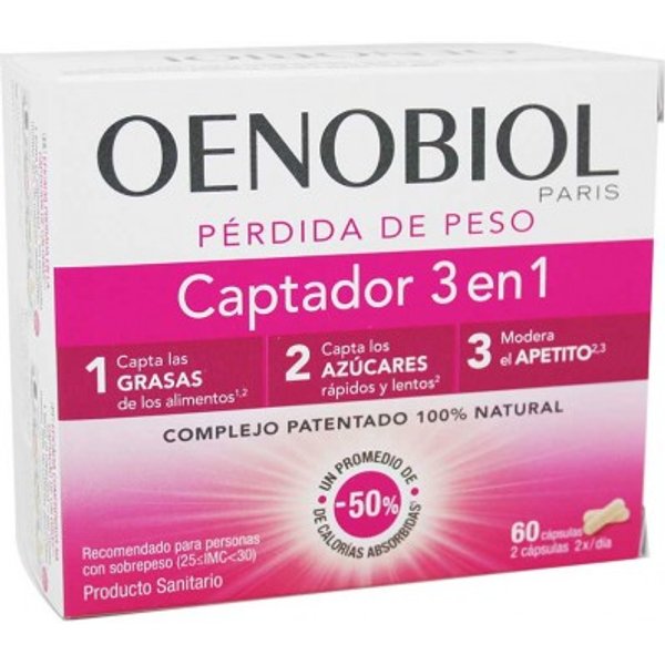 Oenobiol Captador 3 en 1 60 Capsulas