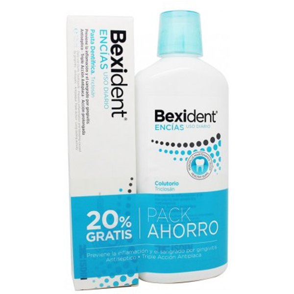 Bexident Encías CPC+Cymenol Pasta 125ml Colutorio 500ml Pack