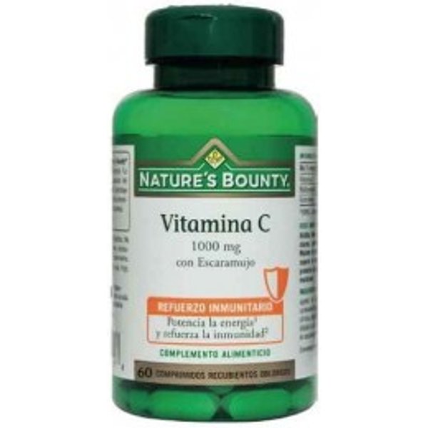 Nature's Bounty Vitamina C 100 mg Escaramujo 60 comprimidos