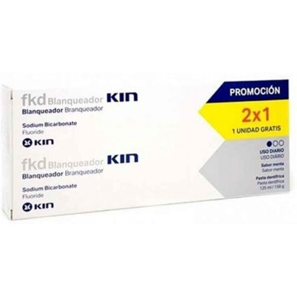 Fkd Blanqueador Kin 125ml + 125ml Duplo Promoción