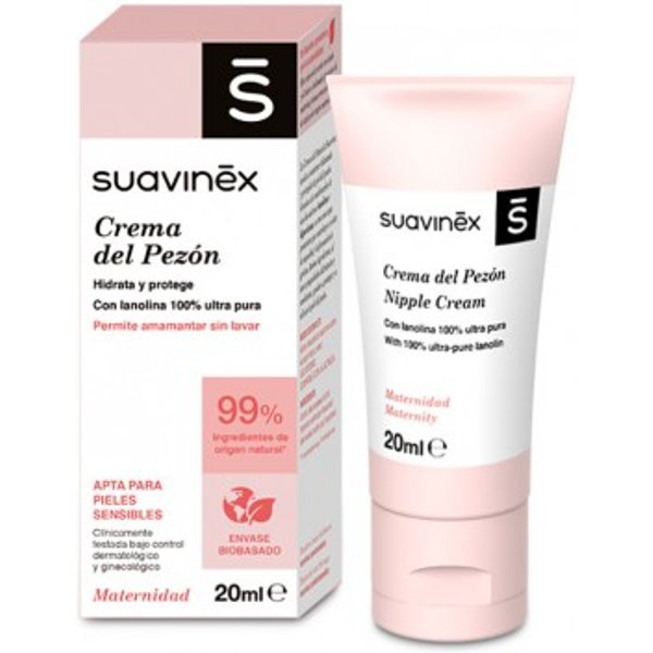 Suavinex Crema cuidado del pezón 20 ml