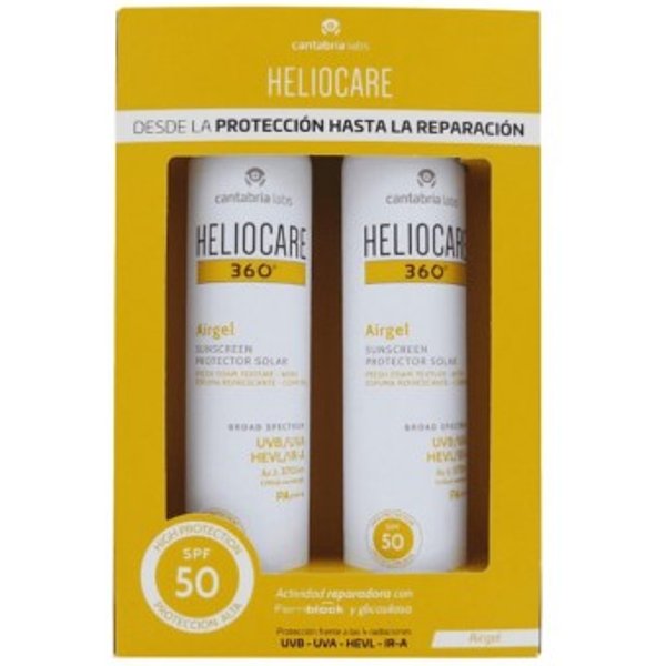 Heliocare 360º Airgel SPF 50 200ml + 200 ml Duplo Promoción