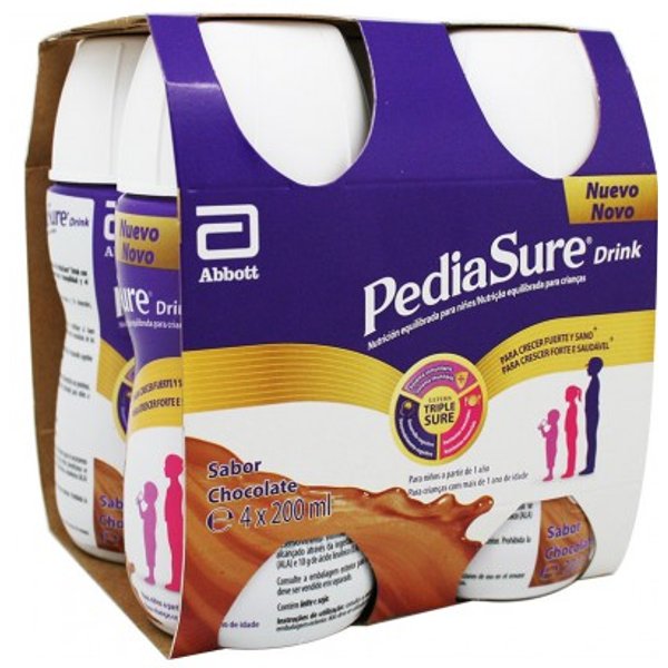 Pediasure Drink Chocolate 4x200ml