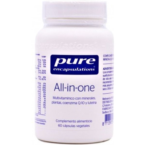 Pure Encapsulations All In One 60 Cápsulas Vegetales