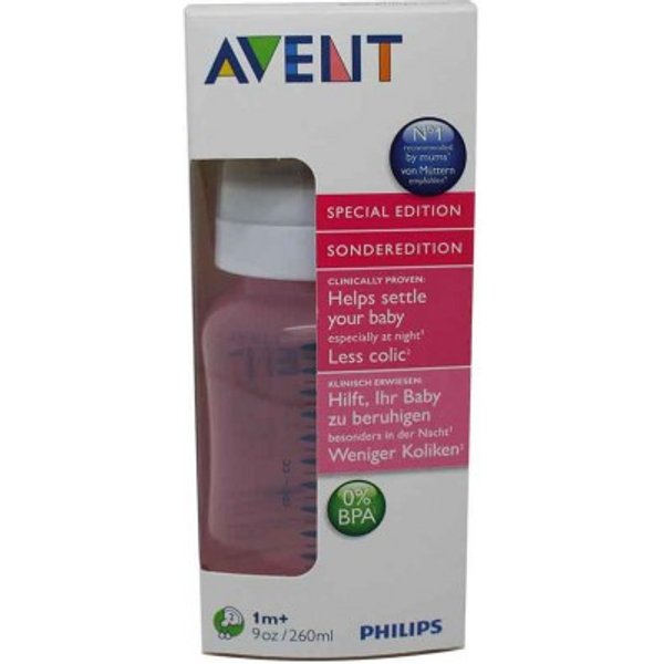 Avent Classic Biberon 260 ml Rosa Sencillo