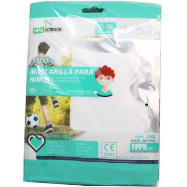 Mascarilla FFP2 NR New Science Niños Pack 10 Unidades