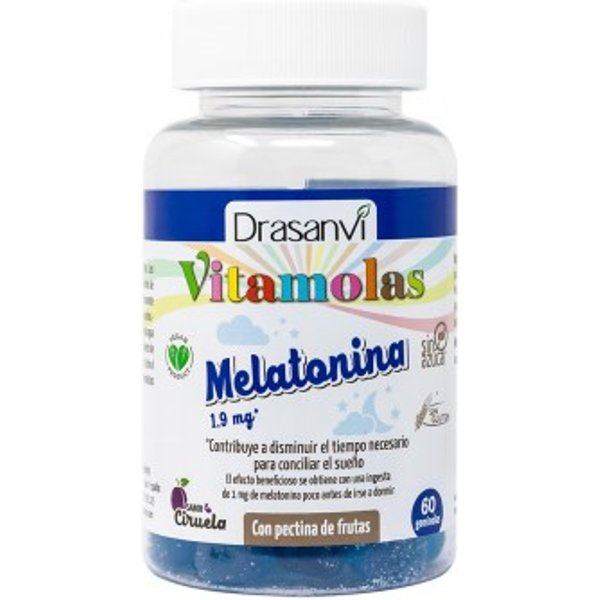 Vitamolas Melatonina 1.9mg 60 Gominolas Sabor Ciruela