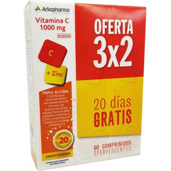 Arkovital Vitamina C 60 Comprimidos efervescentes