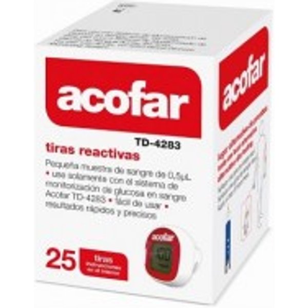 Acofar Tiras de Glucosa 25 Unidades