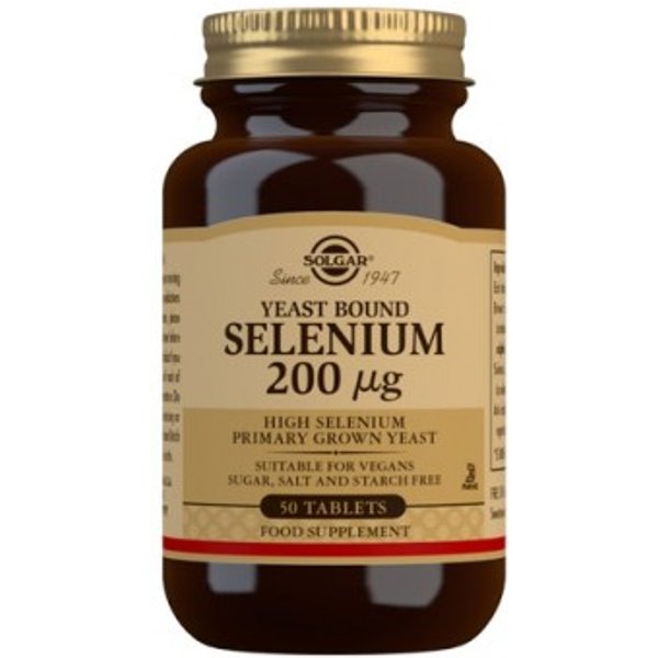 Solgar Selenio 200mcg 50 Comprimidos