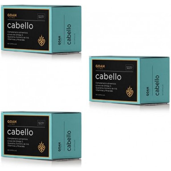 Goah Clinic Cabello 180 Capsulas Triplo Promocion